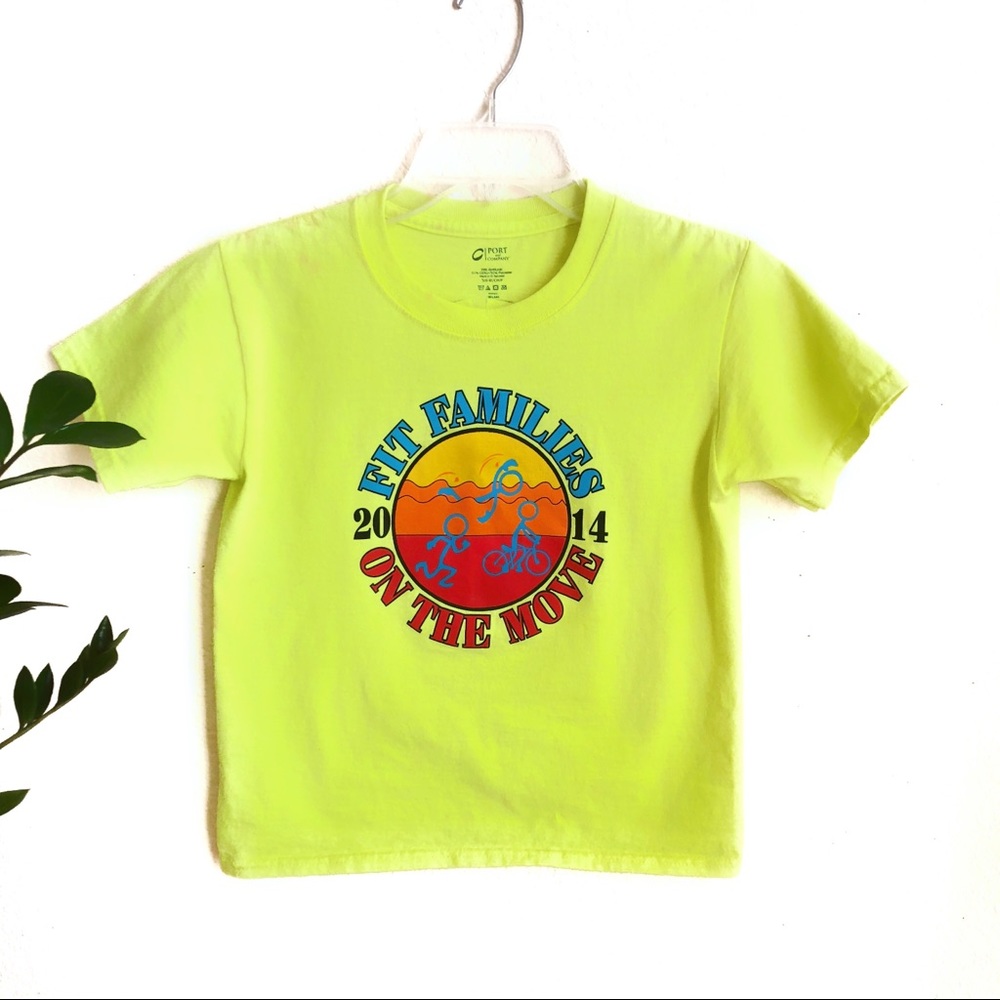 Rad🌈Electric Neon Fit Families Baby Tee